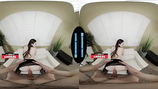 Ölümcül sert sanal gerçeklik - sevimli sekreterini çoraplarıyla sikiyorsun - hazel moore