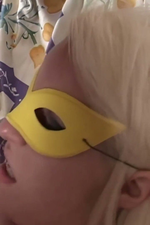 Couple in Masks Has Sex in Front of the Cast