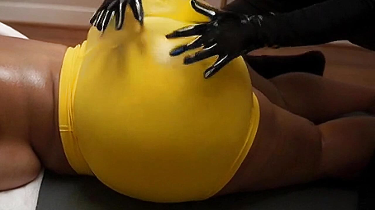 "Mother In Law BBW Gets Naughty Oil Massage Face Down"