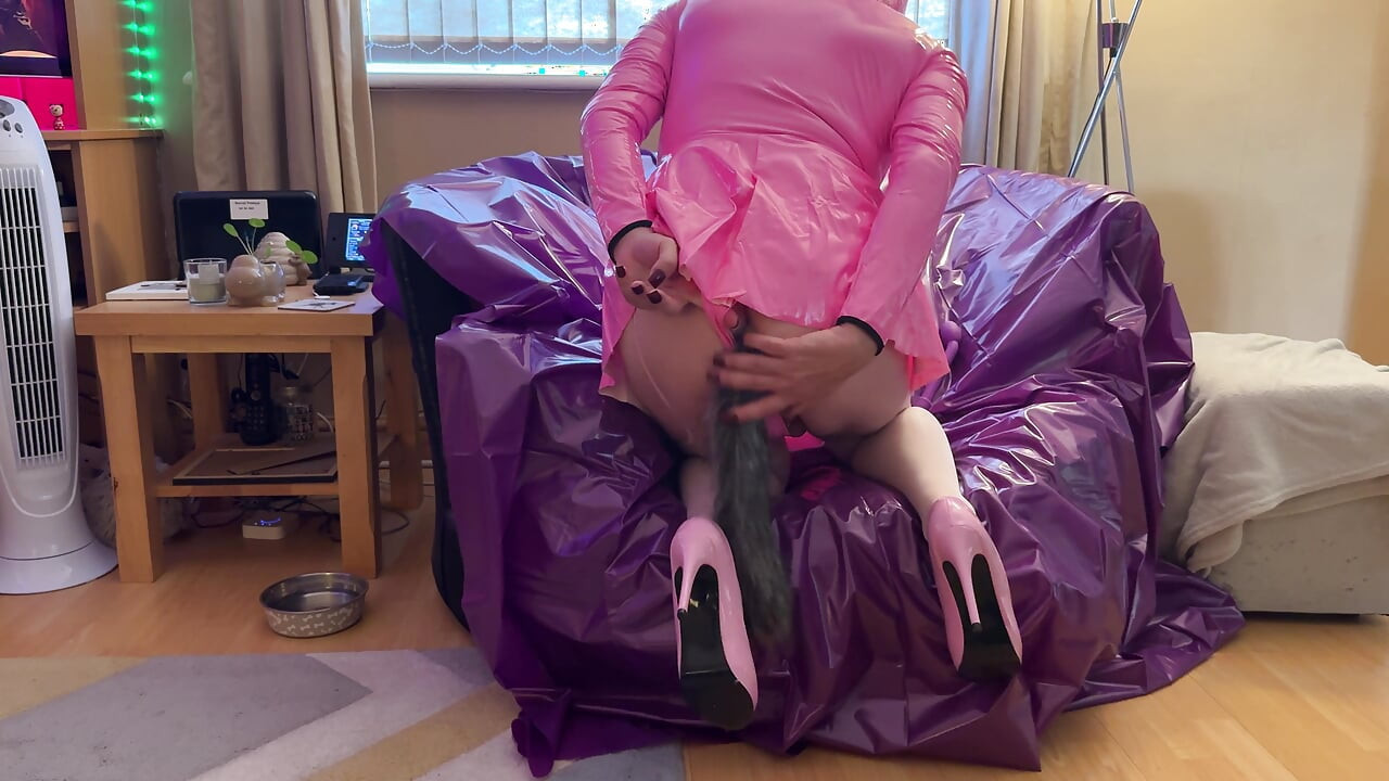 CD Lacy-Rose Pink PVC Bimbo