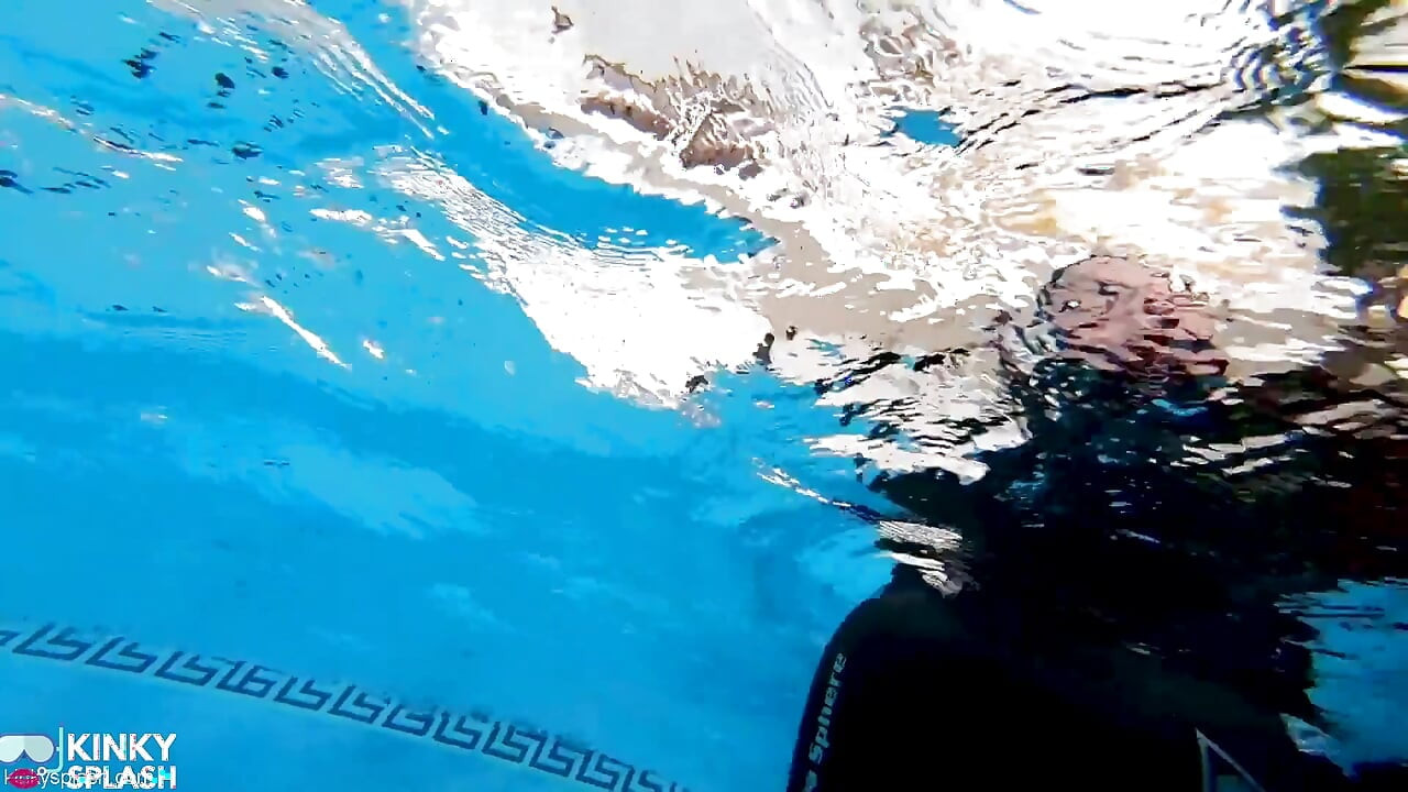 Wetsuit Bondage Mermaid Slippery Pool Kink with Fins, Rope & Deep Diving