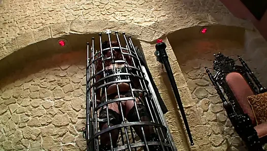 BDSM Dungeon Domme Pounds Submissive Ass Hard