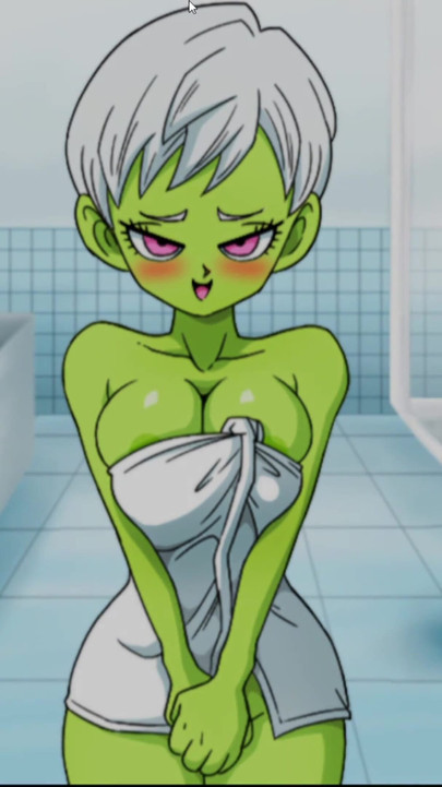 Dragon Ball Lost Chapter - The Beautiful Cheelai Playing with Broly's Cock | Clip 1