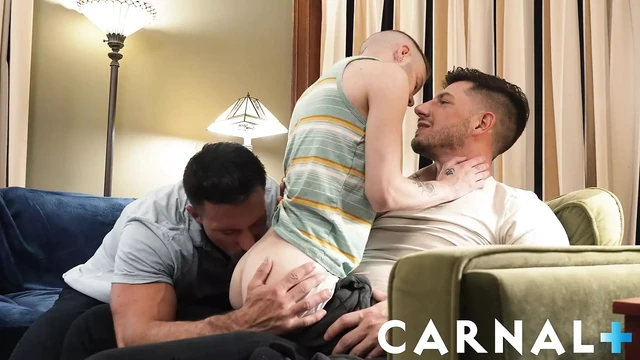 Transcest Hung DILF Reese Rideout and hot nephew tag team FTM twink