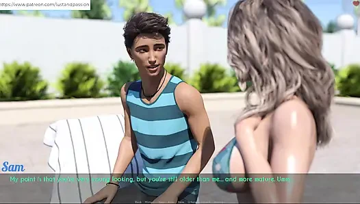 Awam - Sophia'nın arkasında Sam masaj losyonu