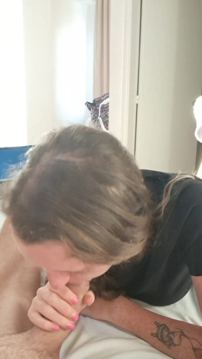 I Suck Him From Soft To 9 Inches, His Cock Is So Big! | Clip 1