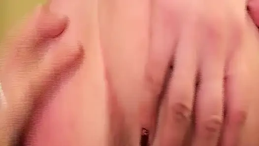 Blonde Deepthroats Thick Cock with Sloppy Drool