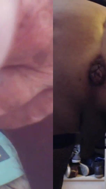 Spectacular moment from "pleasure skype"