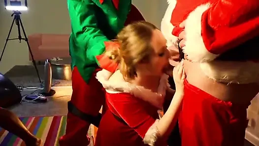 Eliza_Smoke Xmas Буккаке