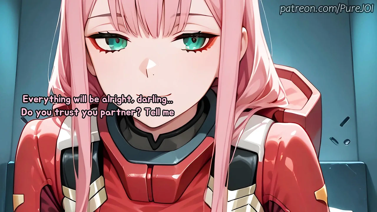 Zero Two wants to solve bad connectivity issue with a hot sex (JOI)
