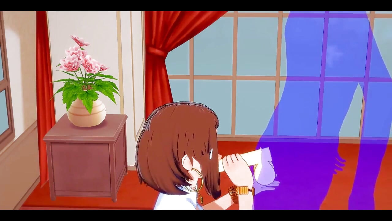My Hero Academia Hentai - Uraraka Blowjob and Fucked - Japanese Asian Manga Anime Film Game Porn
