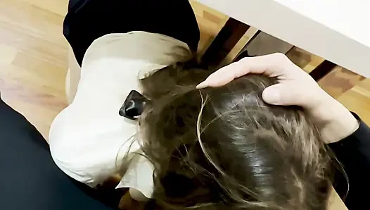My Secretary Sucks My Cock for a Salary Raise in the Office
