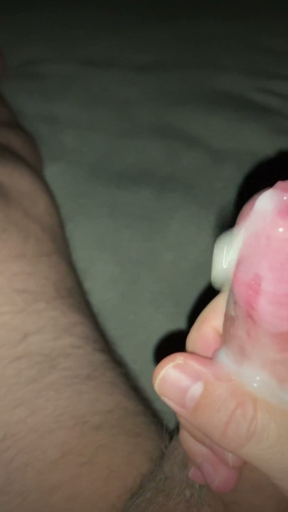 Soft to hard POV male masturbation - My hand gets covered in cum as it gushes out of my cock - asmr for women | Clip 2