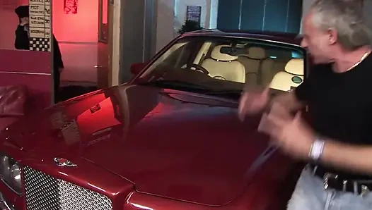 Interracial threesome with old man