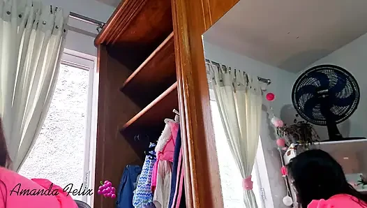 Big-assed and Naughty Diarist in a Mini Skirt Teasing