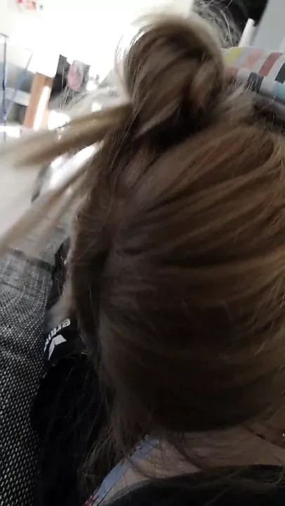 Girlfriend sucking my cock - she doesn't knows