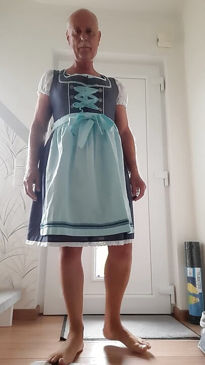 Crossdresser, me in a dirndl