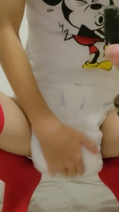 ABDL Diaper Boy Playing And Masturbating with his Toys | Clip 1