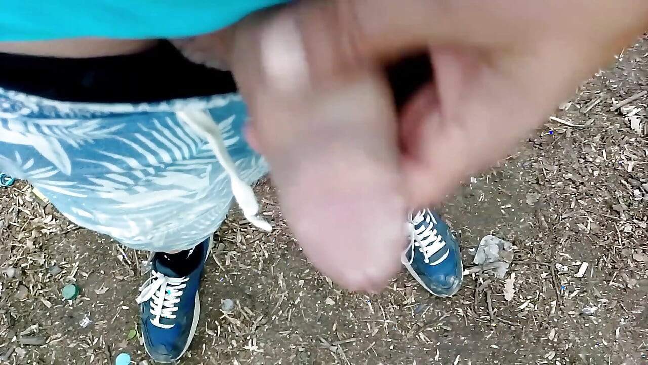 Cheese Under Foreskin Dirty Dick Outdoor Walking Cum Leaking and Cumshot Orgasms Part 2