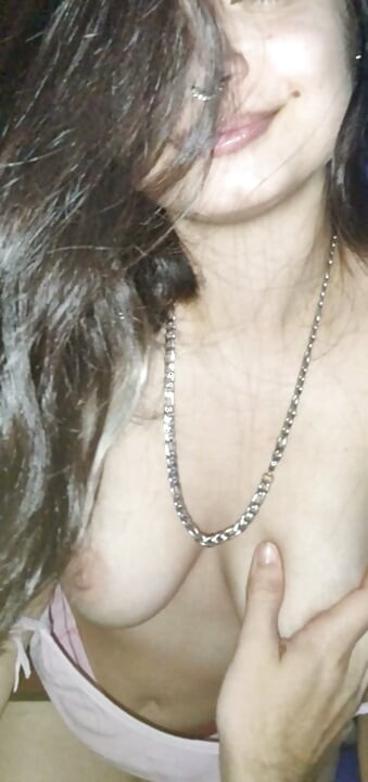 Deep blowjob from the submissive brunette with natural boobs in POV