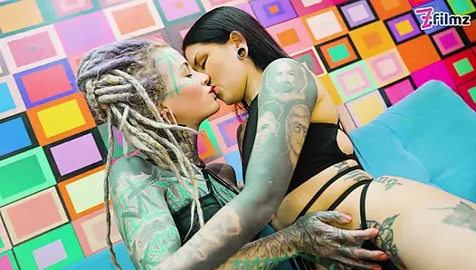 GOTH und HIPPIE-küken lieben ES, ANALFICK und GESICHTSBESAMUNGEN ZU BEKOMMEN