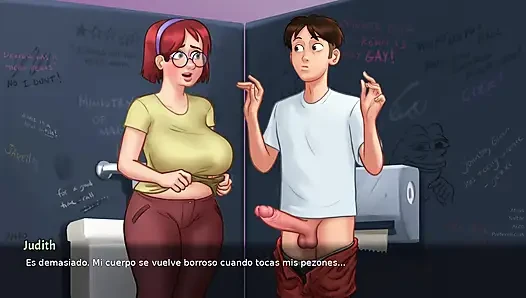 Sex in college with my best friend, and with the teacher - summertime saga