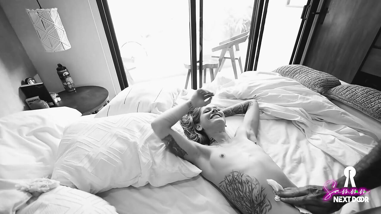 He wakes me up with his ROCK HARD cock