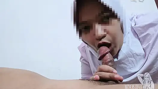 Siswi Berjilbab Pijat Abang Tiri nya Eh Keterusan Sampe Nyepong dan Crot di Mulut  - Minokiiko