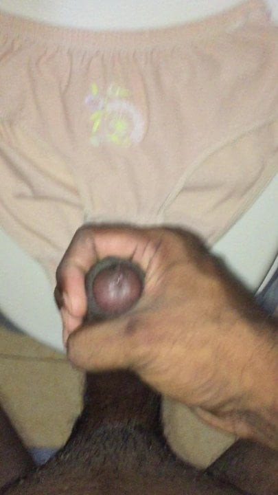 Dirty panty to cum