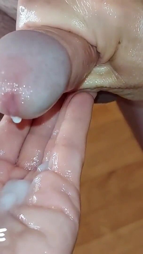 Handjob So Good His Dick Tip Turned Blue! FPOV Female POV (Milking-time) | Clip 3