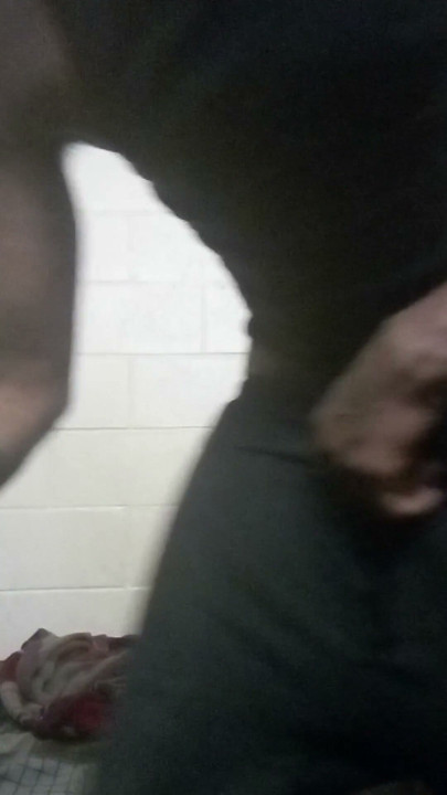 Thug jacking off huge BBC in front of brothers wife she loves my big black cock | Clip 1