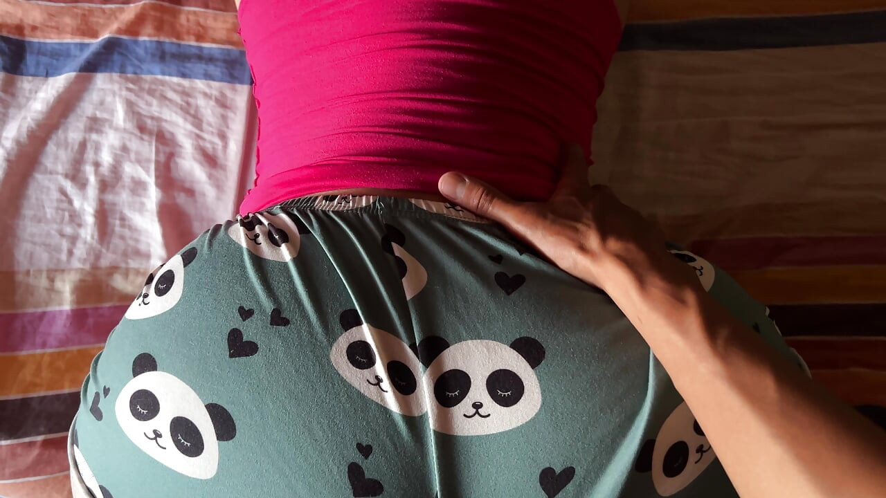 Big ass stepmom and nymphomaniac, she wants me to fuck her in her pajamas