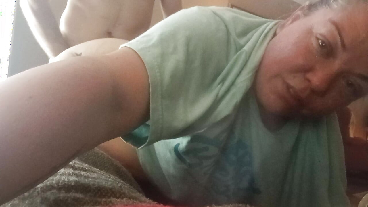 Thrown over a couch and ravaged.