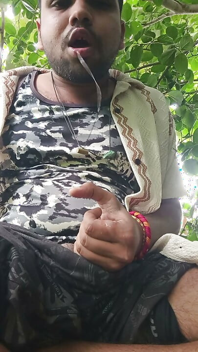 Alone in forest area so I decided to watch hot and sexy videos