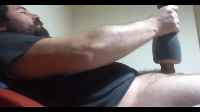 Jerking off with a Sleeve