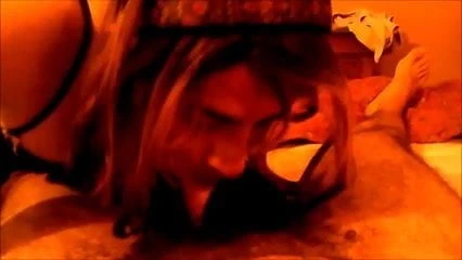 Mina takes cum in mouth