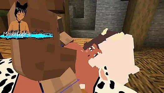 Minecraft Sexcraft The Jenny Mod  - Seeing what Cassie has to offer with her massive tits
