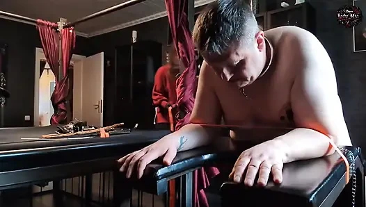 Domlady mia - köle için terör cezası - çapraz kırbaçlandı ve ceza buck - teil 2