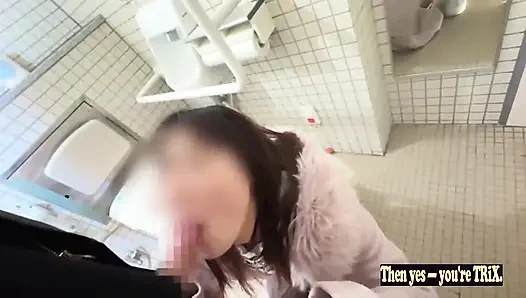 Bathroom Blowjob Turns Needy Pleas Into Breathless Heat, Raw Creampie Until Senses Blur