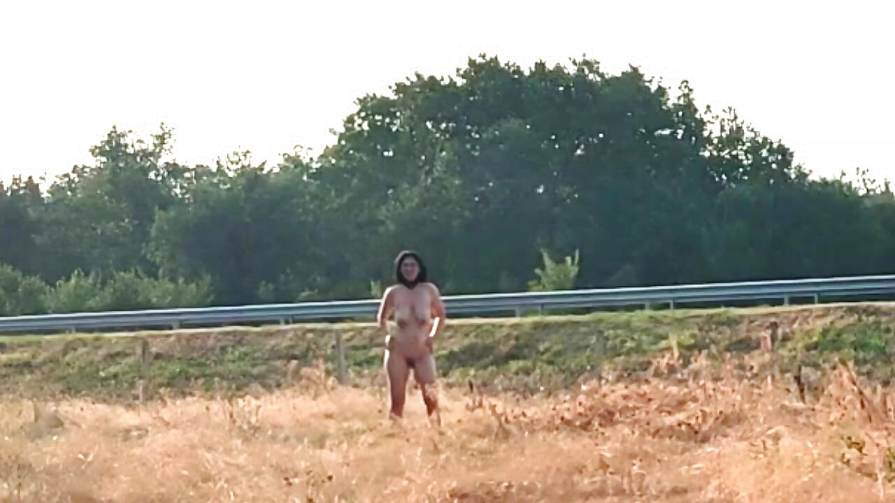 Humiliation of the Slave Girl Tich - Showing Her Pussy and Tits