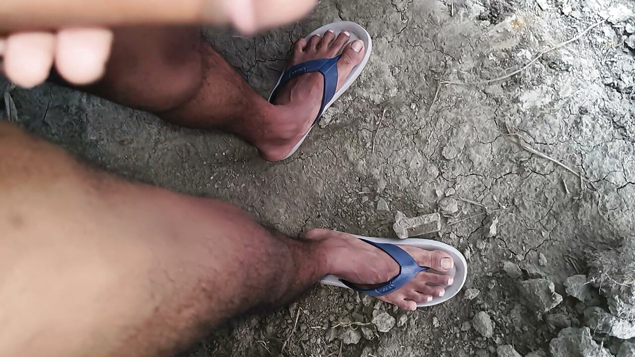 Village boy's beautiful legs and sexy penis