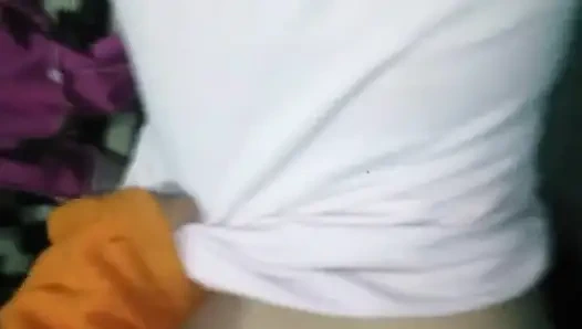 Rich stunned fick im Winter, Während mein Husten ruht