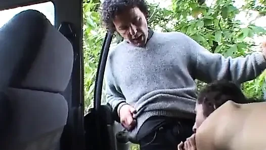 First anal for a beautiful Italian teeny and a mature with a toy and ana...