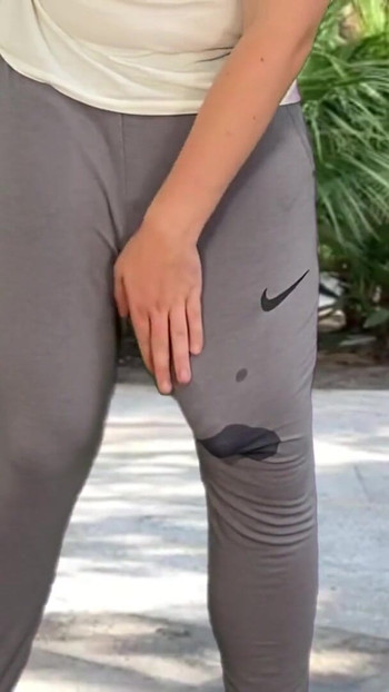 Unforgettable moment from "Monster cock in grey sweatpants public flash cum"