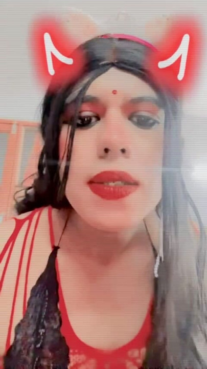 devil goddess verronika69 in hot red dress