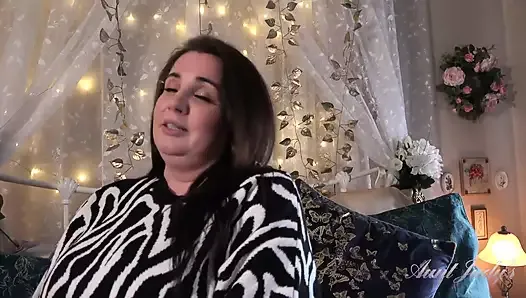 Auntjudys - Your Busty Stepmom Mrs. Fluffy Sucks Your Cock and Lets You Fuck Her (pov)