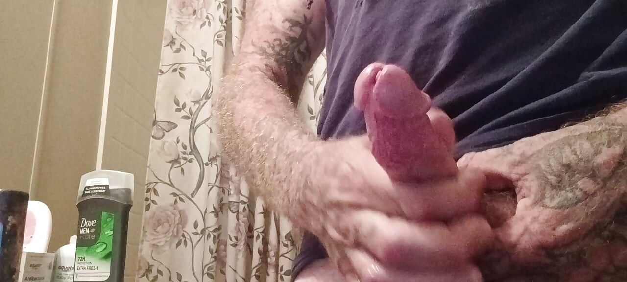 Daddy edging and releasing hot cum load