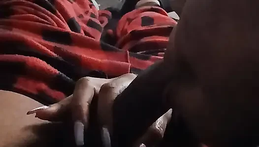 Ebony Paradise1901 sucking my bbc like a whore
