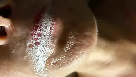 Stepmom blowjob swallow huge load of sperm orgasm