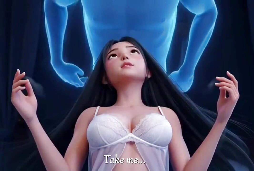 A lonely young beauty is haunted by a handsome ghost at night